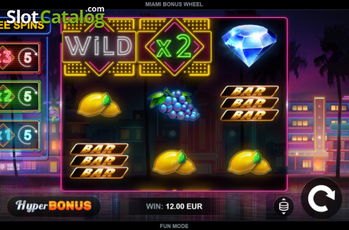 Οθόνη5. Miami Bonus Wheel Κουλοχέρης
