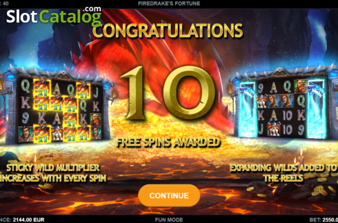 Οθόνη6. Firedrake’s Fortune Κουλοχέρης 