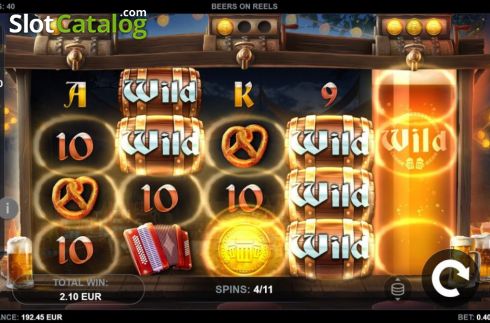 Οθόνη5. Beers on Reels Κουλοχέρης