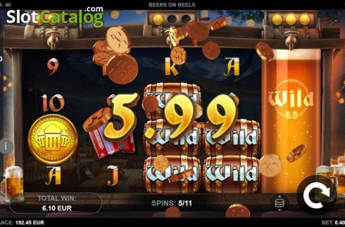 Οθόνη6. Beers on Reels Κουλοχέρης