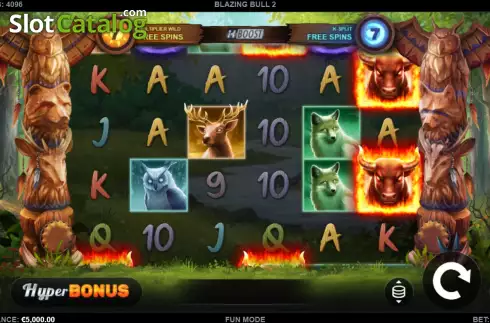 Οθόνη3. Blazing Bull 2 Κουλοχέρης