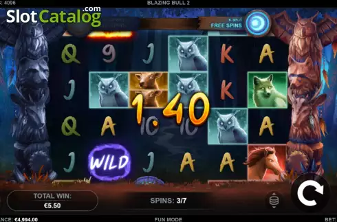 Οθόνη8. Blazing Bull 2 Κουλοχέρης