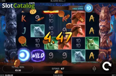 Οθόνη9. Blazing Bull 2 Κουλοχέρης