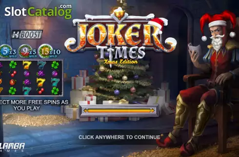 Οθόνη2. Joker Times Xmas Edition Κουλοχέρης