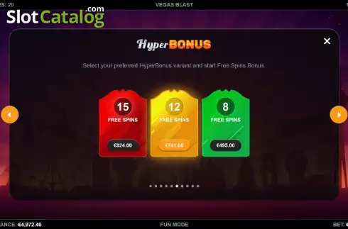 Οθόνη7. Vegas Blast Κουλοχέρης