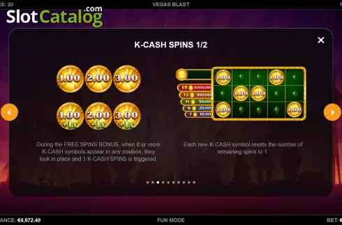 Οθόνη8. Vegas Blast Κουλοχέρης