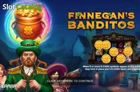 Οθόνη2. Finnegan's Banditos Κουλοχέρης 