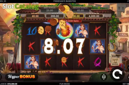 Οθόνη4. Finnegan's Banditos Κουλοχέρης 