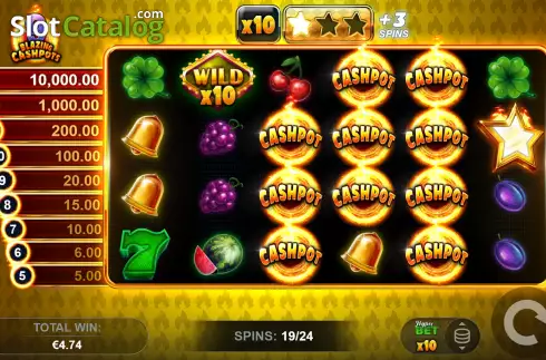 Οθόνη9. 9 Blazing Cashpots Κουλοχέρης