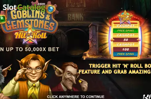 Οθόνη2. Goblins and Gemstones: Hit n Roll Κουλοχέρης