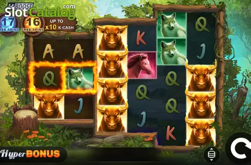 Οθόνη2. Blazing Bull: Cash Quest Κουλοχέρης