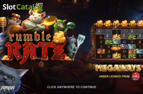 Οθόνη2. Rumble Ratz Megaways Κουλοχέρης