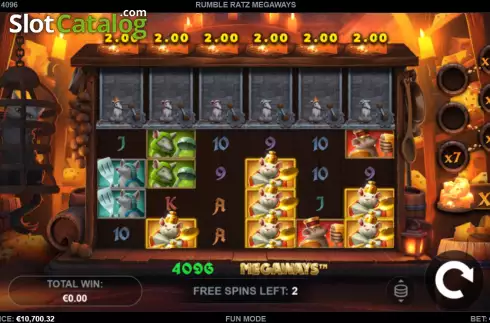 Οθόνη8. Rumble Ratz Megaways Κουλοχέρης