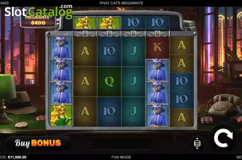Οθόνη2. Phat Cats Megaways Κουλοχέρης 