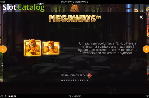 Οθόνη9. Phat Cats Megaways Κουλοχέρης 