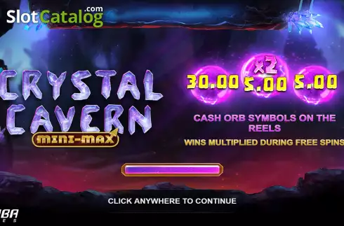Οθόνη2. Crystal Cavern Mini-Max Κουλοχέρης