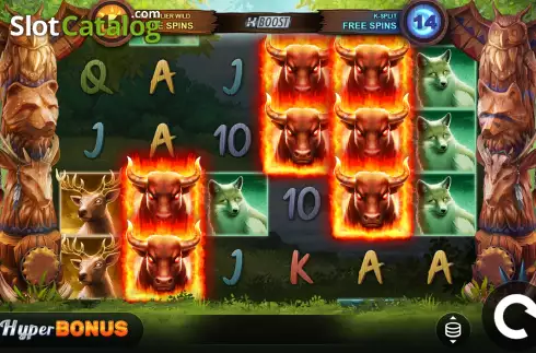 Οθόνη3. Blazing Bull 2 Mini-Max Κουλοχέρης