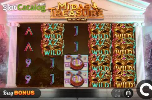 Οθόνη2. Midas Treasure Mini-max Κουλοχέρης