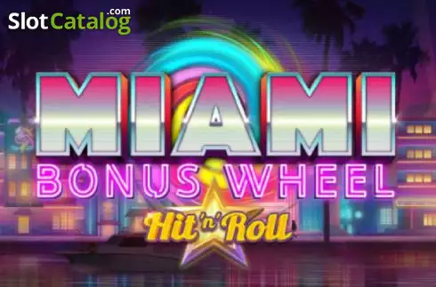 Miami Bonus Wheel Hit 'n' Roll Λογότυπο Miami Bonus Wheel Hit 'n' Roll Λογότυπο