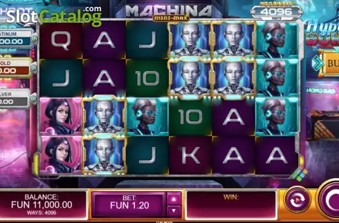 Οθόνη2. Machina Megaways Mini-max Κουλοχέρης