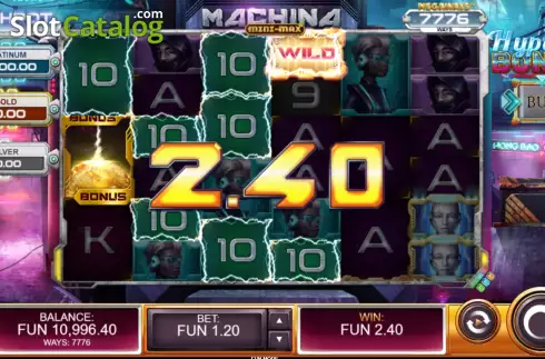 Οθόνη3. Machina Megaways Mini-max Κουλοχέρης