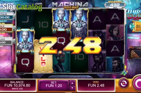 Οθόνη4. Machina Megaways Mini-max Κουλοχέρης