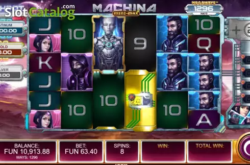 Οθόνη6. Machina Megaways Mini-max Κουλοχέρης