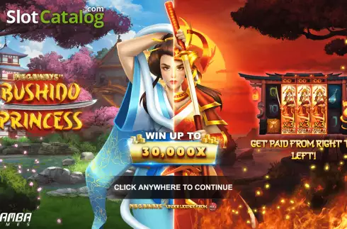 Οθόνη2. Megaways Bushido Princess Κουλοχέρης