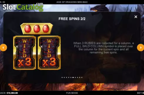 Οθόνη9. Age of Dragons Mini-max Κουλοχέρης