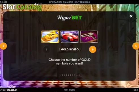 Οθόνη7. Operation: Diamond Hunt Mini-max Κουλοχέρης 