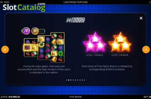 Οθόνη6. Lightning Fortune Κουλοχέρης