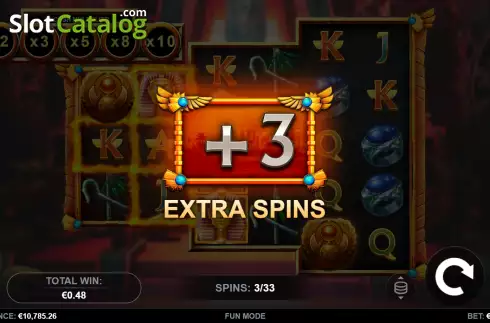 Οθόνη8. Flaming Scarabs Κουλοχέρης 