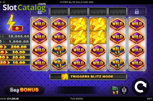 Οθόνη2. Hyper Blitz Hold and Win Κουλοχέρης