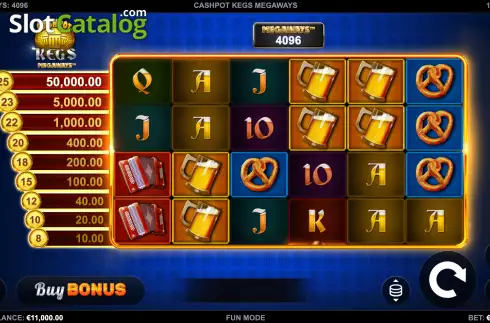 Οθόνη2. Cashpot Kegs Megaways Κουλοχέρης