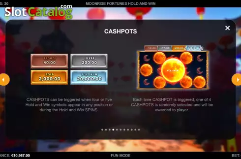 Οθόνη8. Moonrise Fortunes Hold & Win Κουλοχέρης