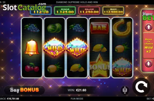 Οθόνη3. Diamond Supreme Hold and Win Κουλοχέρης