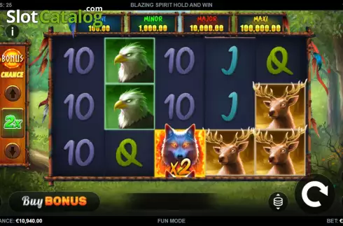 Οθόνη2. Blazing Spirit Hold and Win Κουλοχέρης