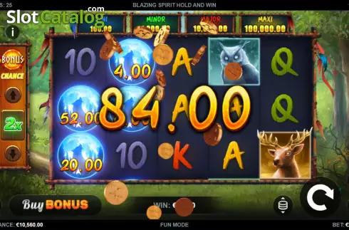 Οθόνη3. Blazing Spirit Hold and Win Κουλοχέρης