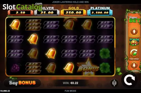 Οθόνη3. Joker Lanterns Hold and Win Κουλοχέρης 