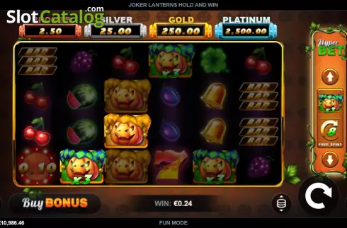 Οθόνη4. Joker Lanterns Hold and Win Κουλοχέρης 