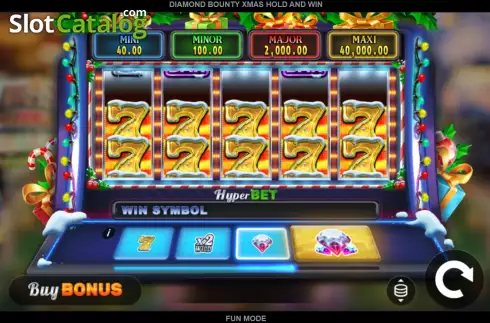 Οθόνη2. Diamond Bounty Xmas Hold and Win Κουλοχέρης 