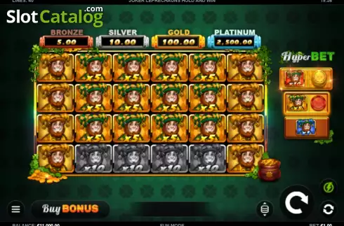 Οθόνη2. Joker Leprechauns Hold and Win Κουλοχέρης