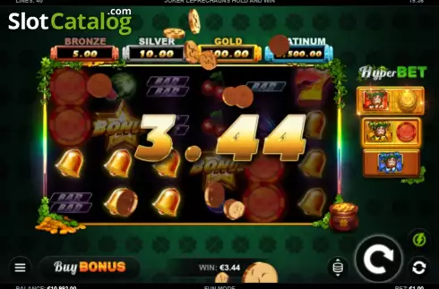 Οθόνη3. Joker Leprechauns Hold and Win Κουλοχέρης
