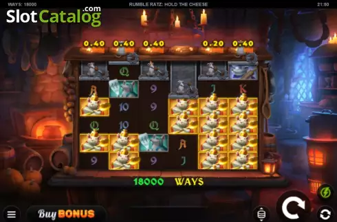 Οθόνη2. Rumble Ratz Hold the Cheese Κουλοχέρης 