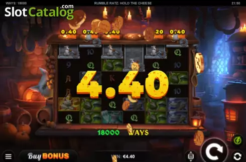 Οθόνη3. Rumble Ratz Hold the Cheese Κουλοχέρης 