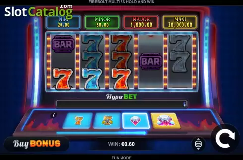 Οθόνη3. Firebolt Multi 7s Hold and Win Κουλοχέρης
