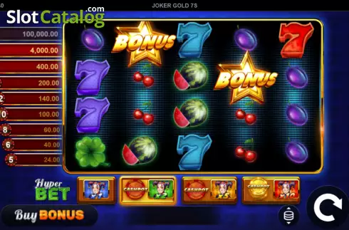 Οθόνη2. Joker Gold 7s Κουλοχέρης