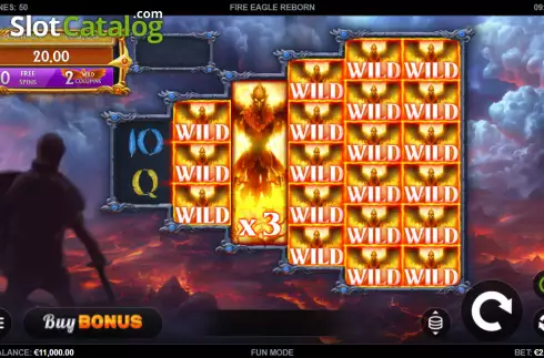 Οθόνη2. Fire Eagle Reborn Κουλοχέρης