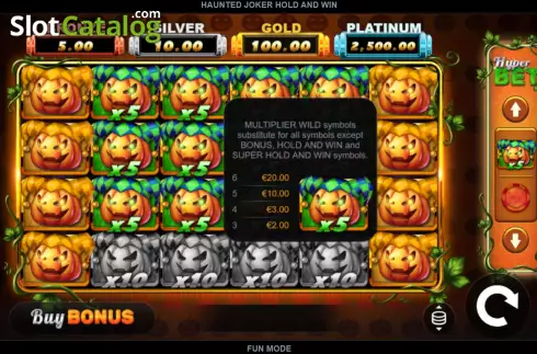 Οθόνη2. Haunted Joker Hold and Win Κουλοχέρης 