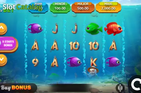 Οθόνη2. Fishline Loot Hold and Win Κουλοχέρης